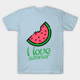 I Love Summer | Watermelon T-Shirt